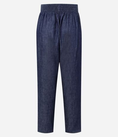 Pantalón Carrot Cintura Alta en Jeans con Amarre 7