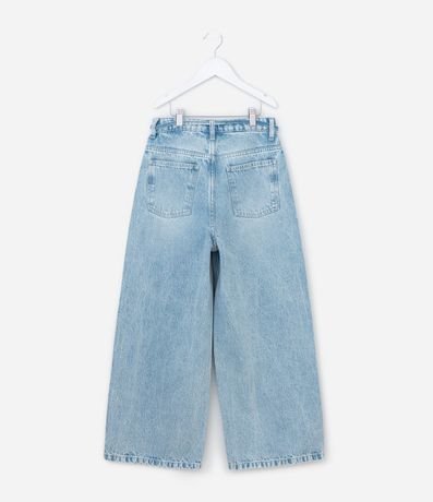 Pantalón Baggy Jeans Infantil con Cinturón - Talle 7 A 14 años 2