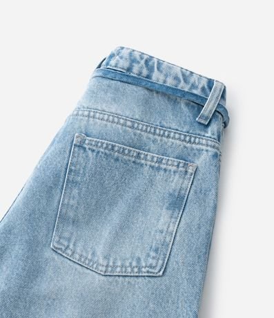 Pantalón Baggy Jeans Infantil con Cinturón - Talle 7 A 14 años 4