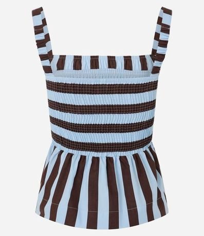 Blusa en Tricolina con Bretel Ancho y Rayas 6