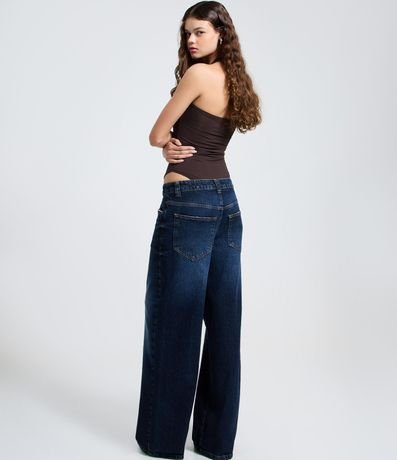 Pantalón de Jean Wide Leg con Cintura Baja 3