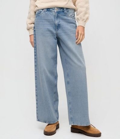 Pantalón de Jean Wide Leg con Cintura Baja 2