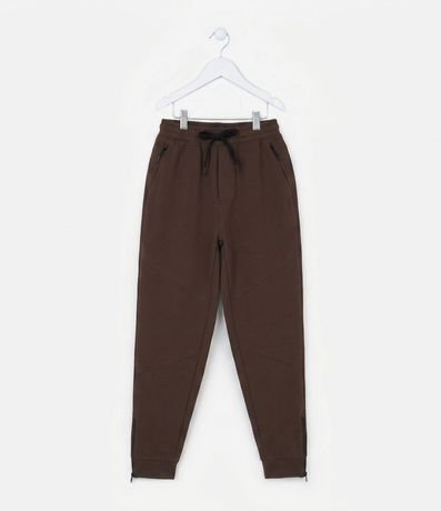 Pantalón Infantil con Recortes Cremallera en el Ruedo - Talle 5 a 14 años 2