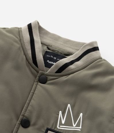 Campera Infantil Bomber College con Bordado – Talle 5 a 14 años 10