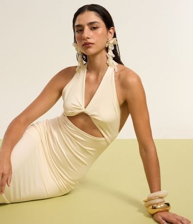 Vestido New Midi en Jersey Frente Única 5