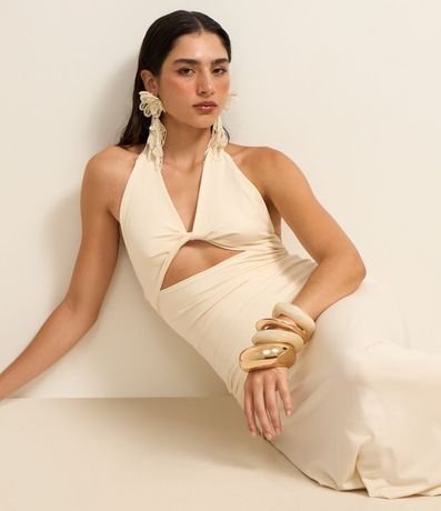 Vestido New Midi en Jersey Frente Única 4