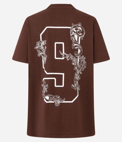 Remera T-shirt en Algodón con Estampa Lettering Culture 9 6