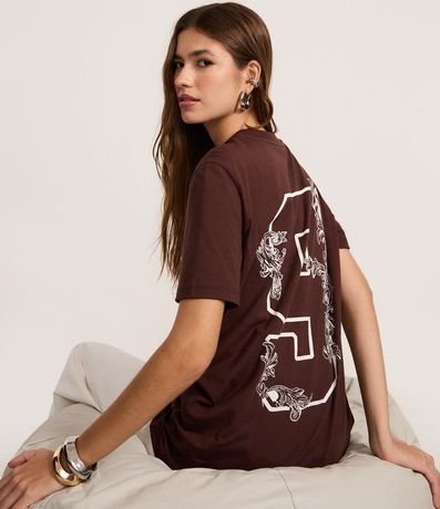 Remera T-shirt en Algodón con Estampa Lettering Culture 9 4