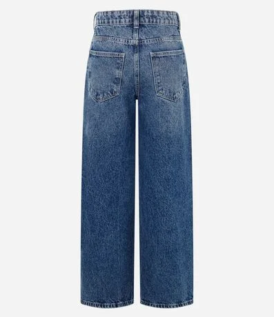 Pantalón Wide Leg en Jeans con Cintura Mediana y Cintura Traspasada 6