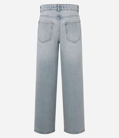Pantalón Wide Leg en Jeans con Cintura Mediana y Cintura Traspasada 7