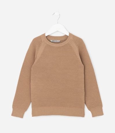 Buzo Infantil Canelado con Sisa Raglán - Talle 5 a 14 años