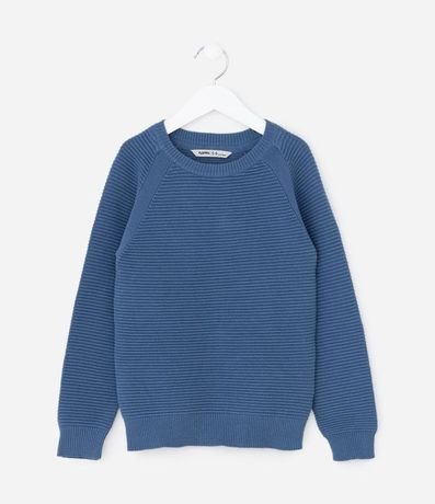 Buzo Infantil Canelado con Sisa Raglán - Talle 5 a 14 años