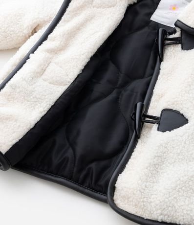 Campera Infantil en Sherpa con Detalle Contrastante  – Talle 1 a 6 años 5