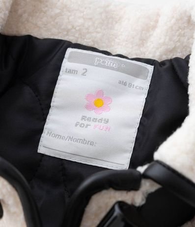 Campera Infantil en Sherpa con Detalle Contrastante  – Talle 1 a 6 años 7