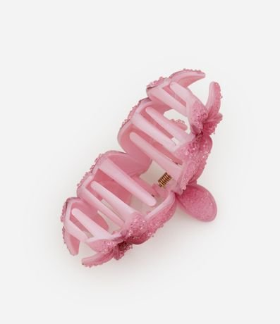 Pinza para el Pelo en Formato de Jasmim con Aplicación de Purpurina 2