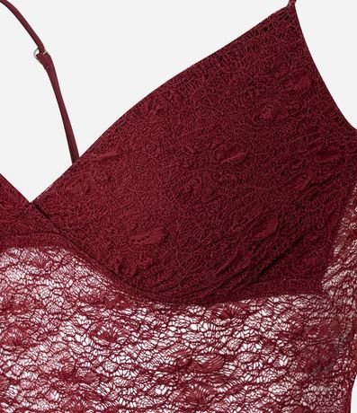 Blusa en Encaje con Bretel Fino y Textura 3