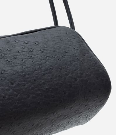 Cartera Mediana Rectangular con Textura y Correas Dobles 9
