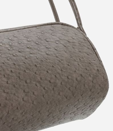 Cartera Mediana Rectangular con Textura y Correas Dobles 6