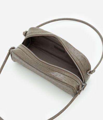 Cartera Mediana Rectangular con Textura y Correas Dobles 7