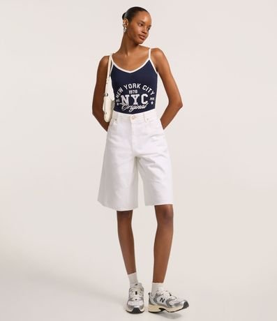 Body en Poliamida con Estampado New York City 1978 2