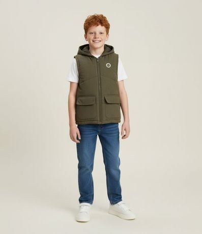 Chaleco Infantil con Capucha – Talle 5 a 14 años