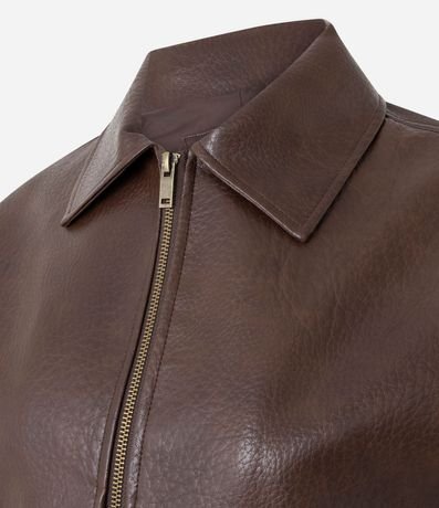 Campera de PU con Bolsillos tipo Fuelle y Cierre 9
