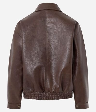 Campera de PU con Bolsillos tipo Fuelle y Cierre 10