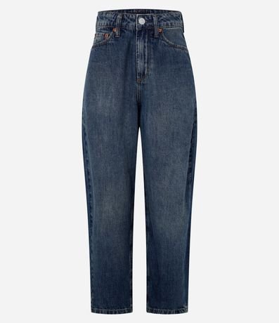 Pantalón Carrot en Jeans con Cintura Alta 1