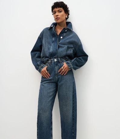 Pantalón Carrot en Jeans con Cintura Alta 2