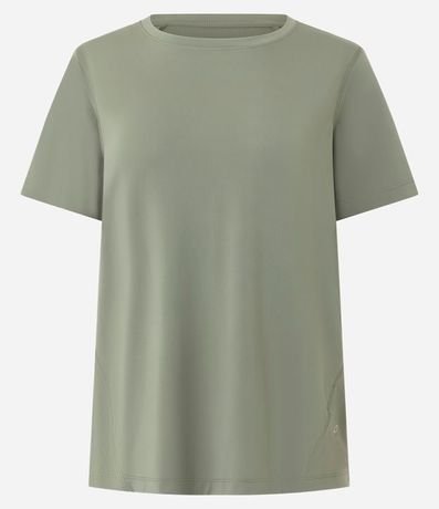 Remera Deportiva Manga Corta en Poliamida