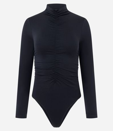 Body Seamless con Cuello Alto y Fruncido en la Cintura 5