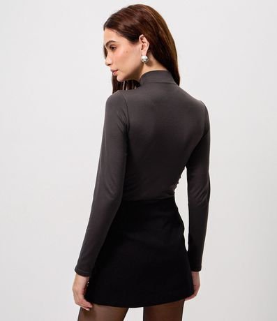 Body Seamless con Cuello Alto y Fruncido en la Cintura 4