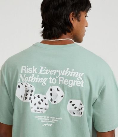 Remera Boxy en Algodón con Estampado Lettering 3