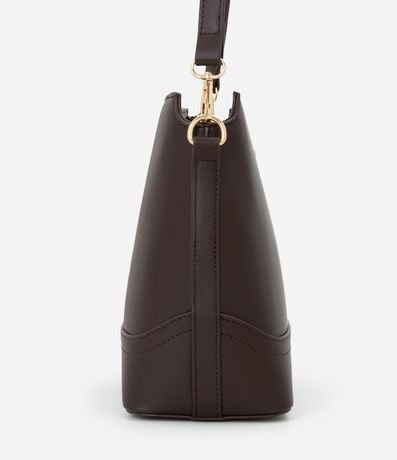 Cartera Pequeña en Material Sintético con Detalles Metalizados 2