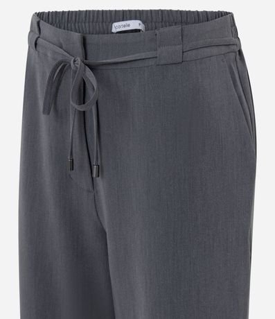Pantalón Sastre Wide en Crepé con Cintura Elástica 6