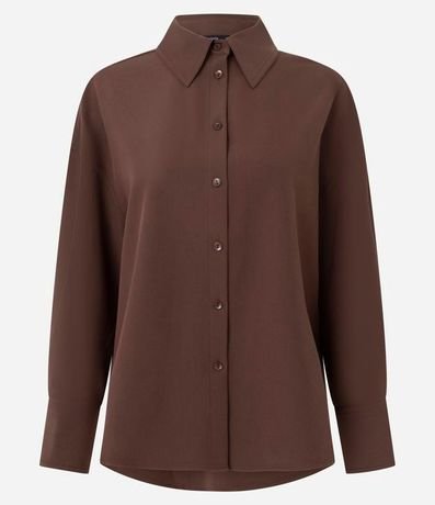 Camisa Oversized Sastrería con Puño Largo 5