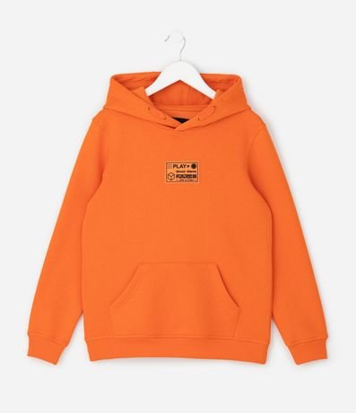 Saco Infantil con Capucha y Patch Rubber – Talle 5 a 14 años