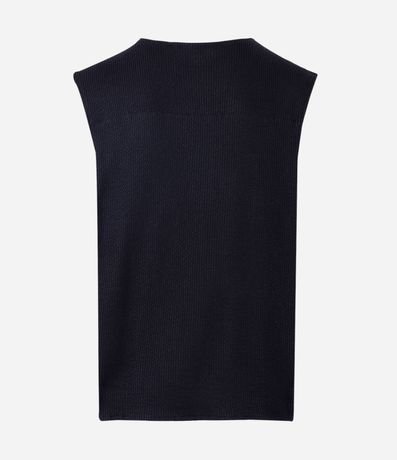 Musculosa Regular en Algodón con Textura Punto 6