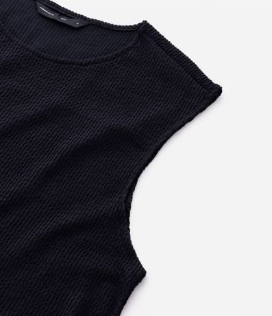 Musculosa Regular en Algodón con Textura Punto 8