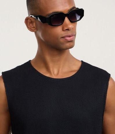 Musculosa Regular en Algodón con Textura Punto 4