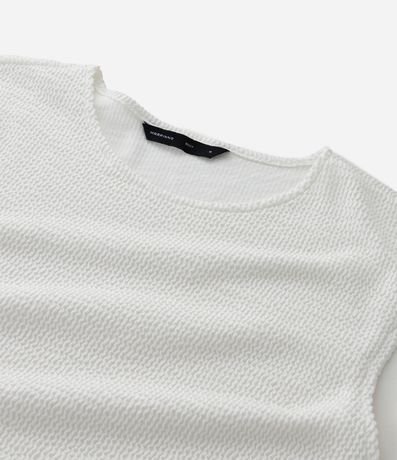 Musculosa Regular en Algodón con Textura Punto 8