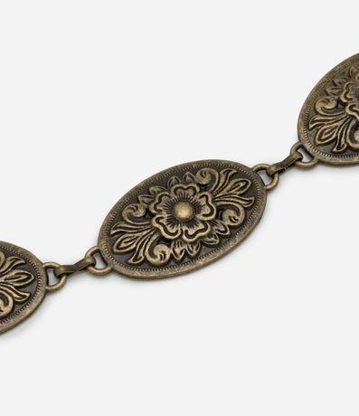 Cinto Boho de Cadena con Monedas Trabajadas 3