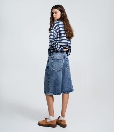 Bermuda Jorts en Jeans con Bolsillos