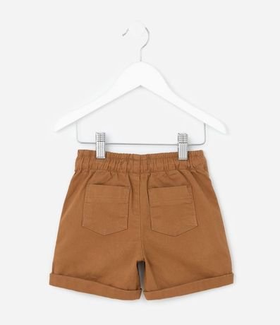 Bermuda Infantil en Sarga con Bolsillo Cuchillo - Talle 1 a 6 Años 2