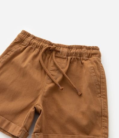 Bermuda Infantil en Sarga con Bolsillo Cuchillo - Talle 1 a 6 Años 5