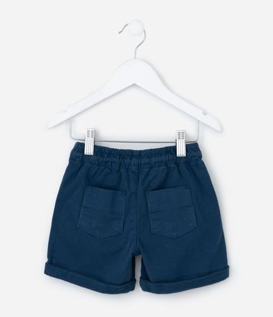 Bermuda Infantil en Sarga con Bolsillo Cuchillo - Talle 1 a 6 Años 2