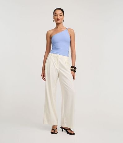 Blusa en Poliamida con Adorno y Bretel Ancho 2