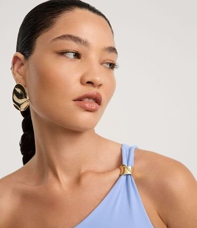 Blusa en Poliamida con Adorno y Bretel Ancho 3