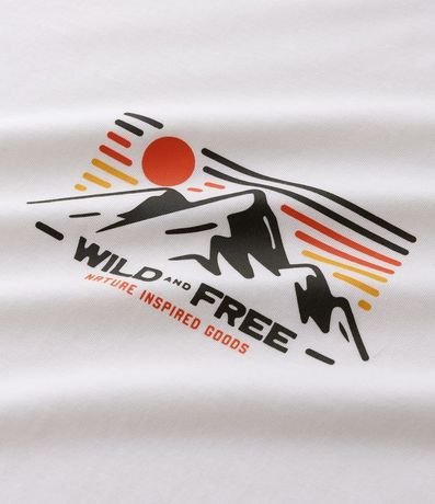 Remera Comfort en Algodón con Estampado Montaña 7