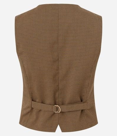 Chaleco de Sastrería con Estampa Mini Escocesa 6